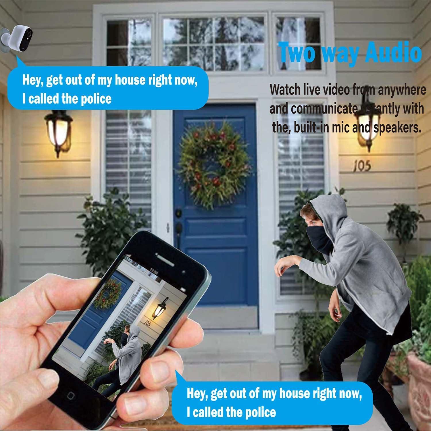 Cámara de Seguridad Arlo Essential Spotlight HD Inalámbrica