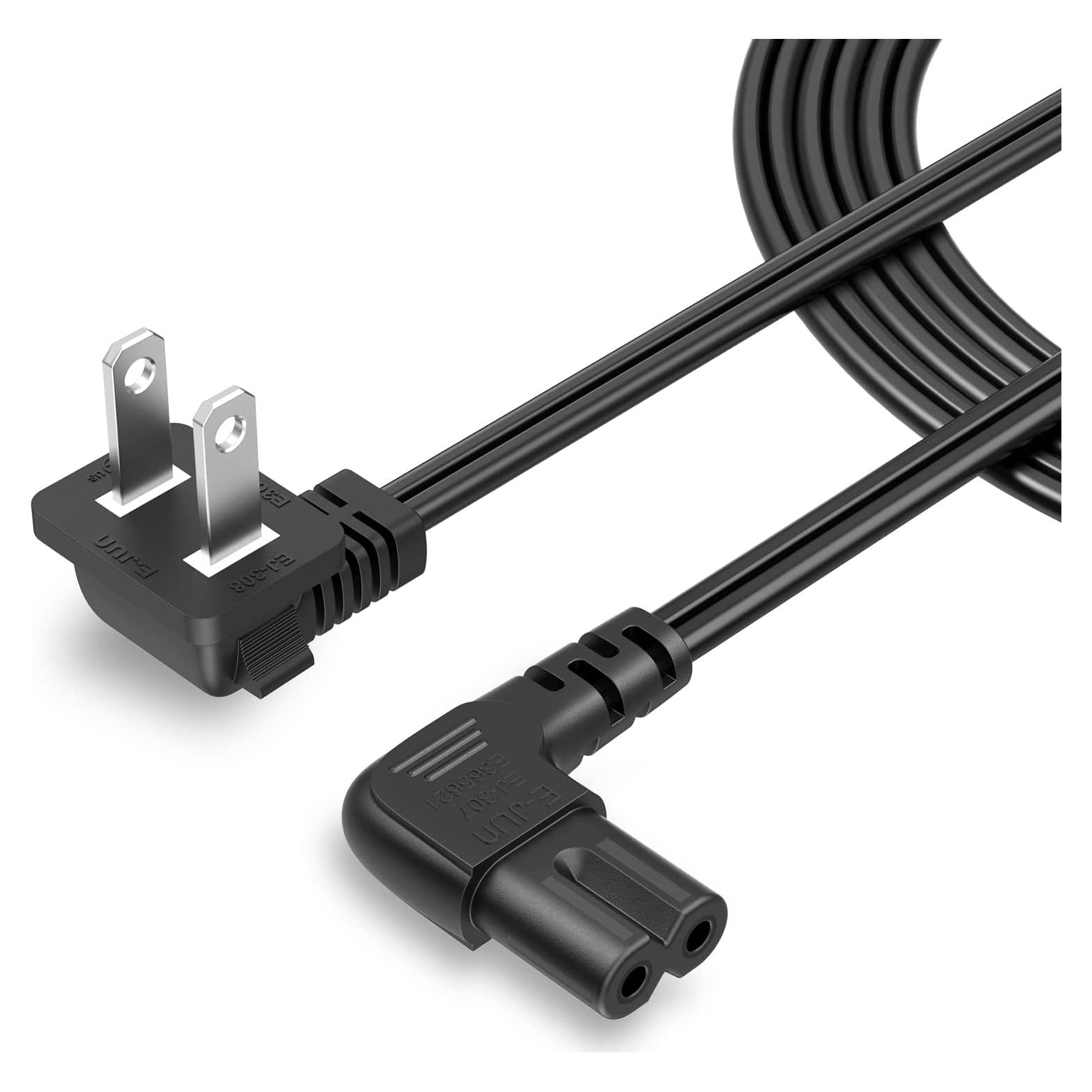 Cable de Alimentación en Ángulo 3 Metros CableCreation 18 AWG