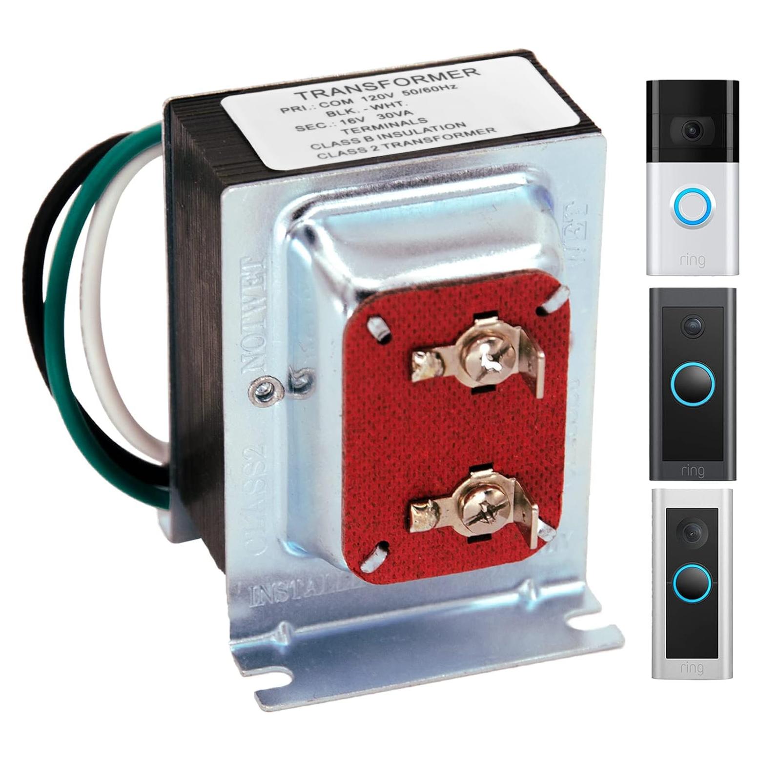 Transformador de Timbre 16V ChooKaChoo 30VA para Ring y Nest