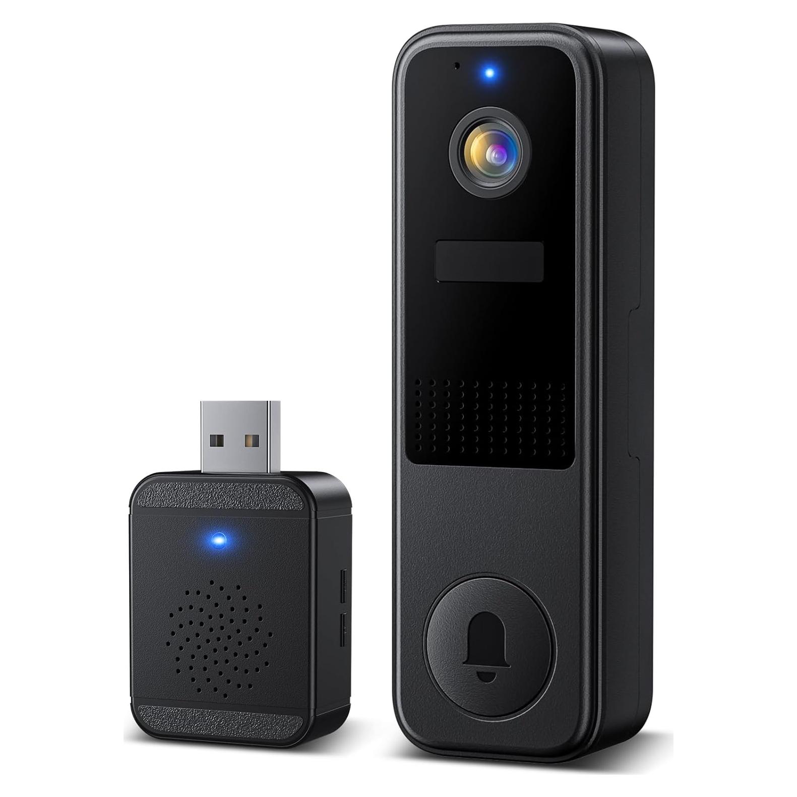 Timbre de Video Inalámbrico Belleye DB4 2K con AI y Batería