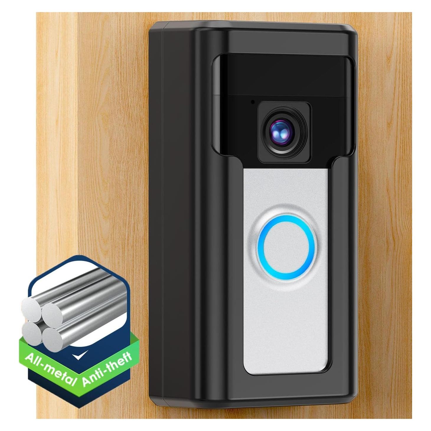 Soporte de timbre de video Liwin para Blink - Antirrobo, Negro