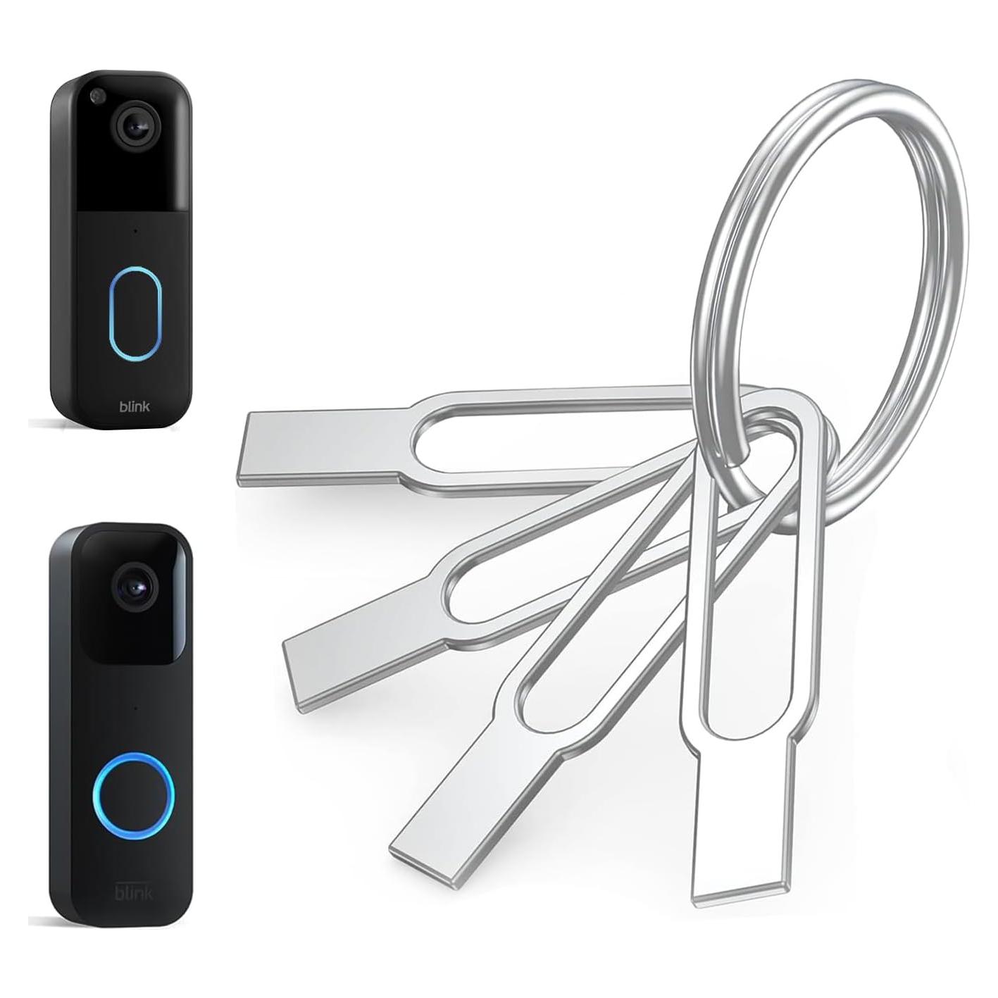 Herramienta de Reemplazo para Timbre Blink - 4 Llaves de Acero Inoxidable