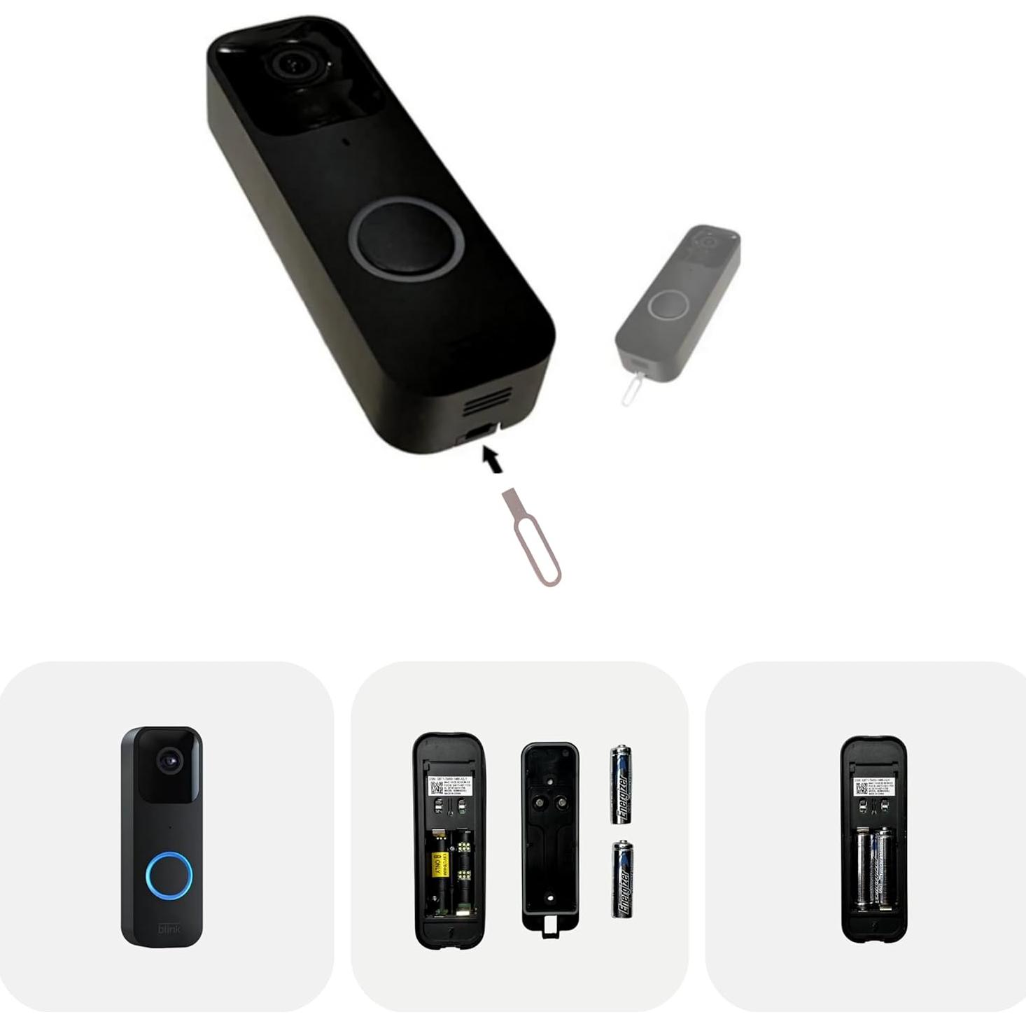 Herramienta de Reemplazo para Timbre Blink - 4 Llaves de Acero Inoxidable