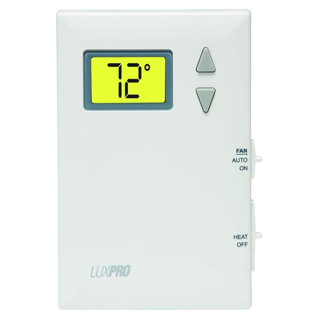 Termostato Digital No Programable LUX PSD010BF para Calefacción