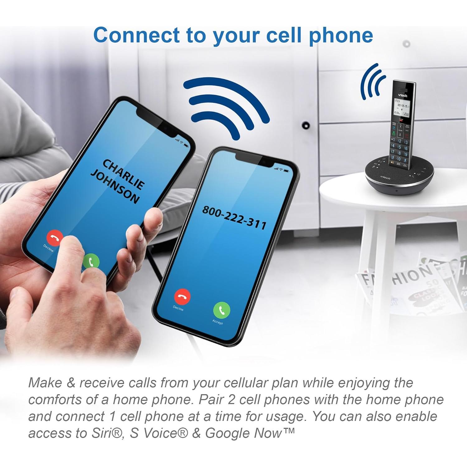 Teléfono Inalámbrico VTech LS6381-2 con Altavoz Bluetooth