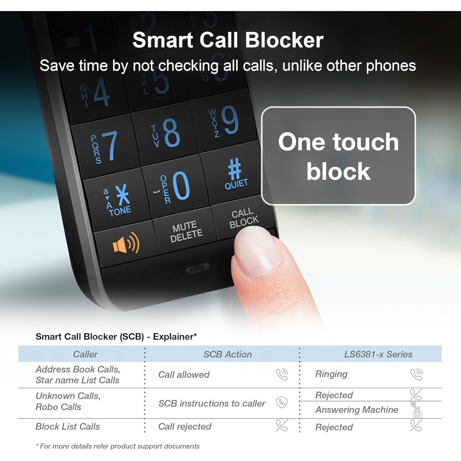 Teléfono Inalámbrico VTech LS6381-2 con Altavoz Bluetooth