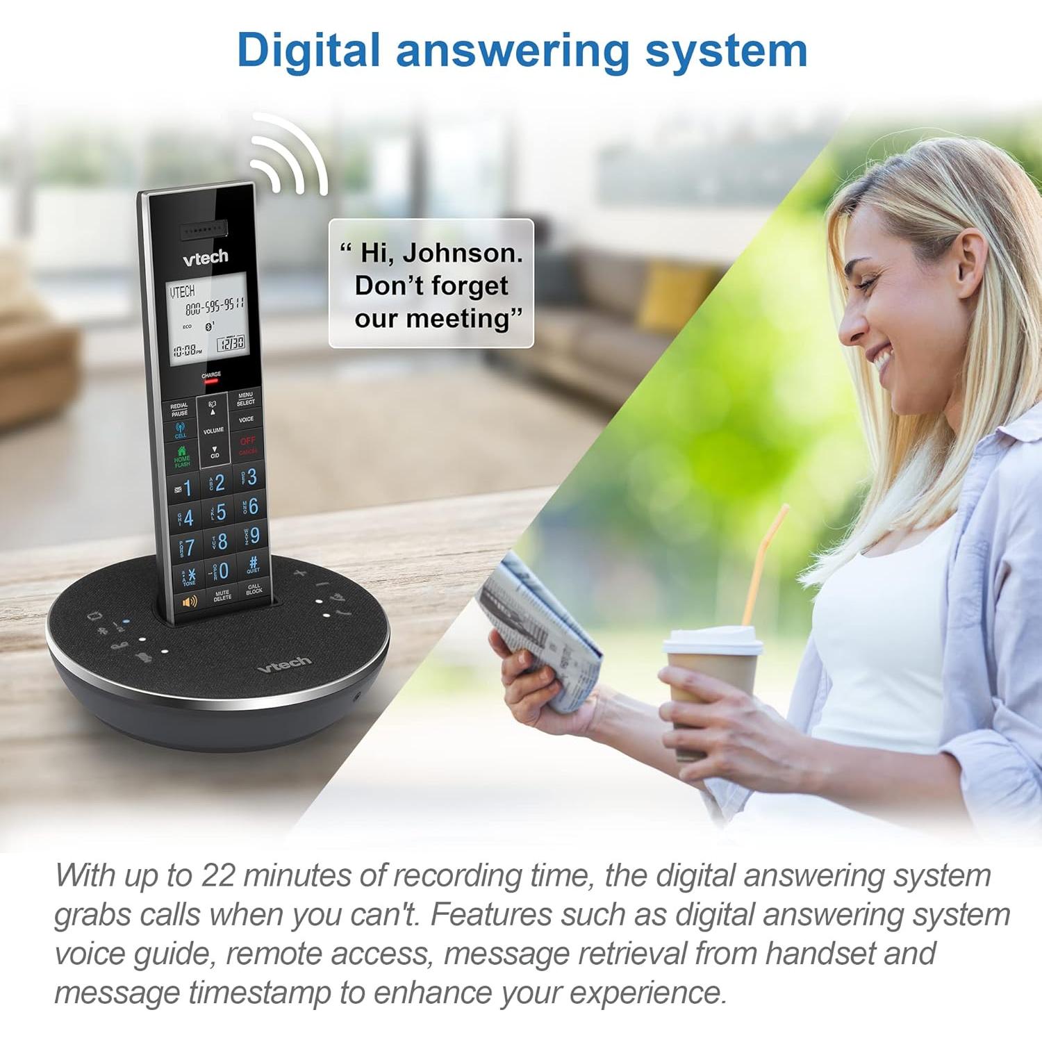 Teléfono Inalámbrico VTech LS6381-2 con Altavoz Bluetooth