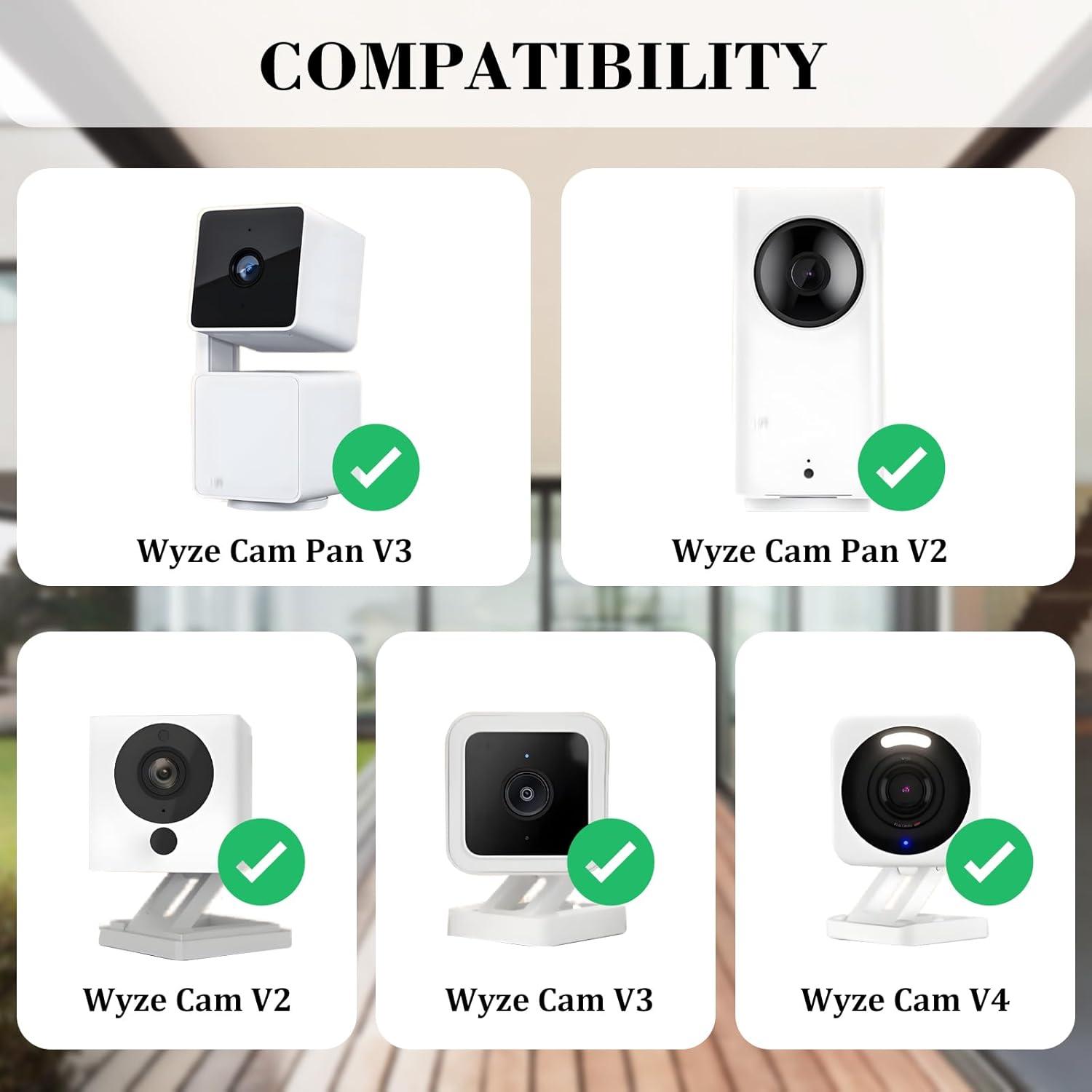 Soporte de Pared de Esquina Metal Voyaux para Wyze Cam - Paquete de 2