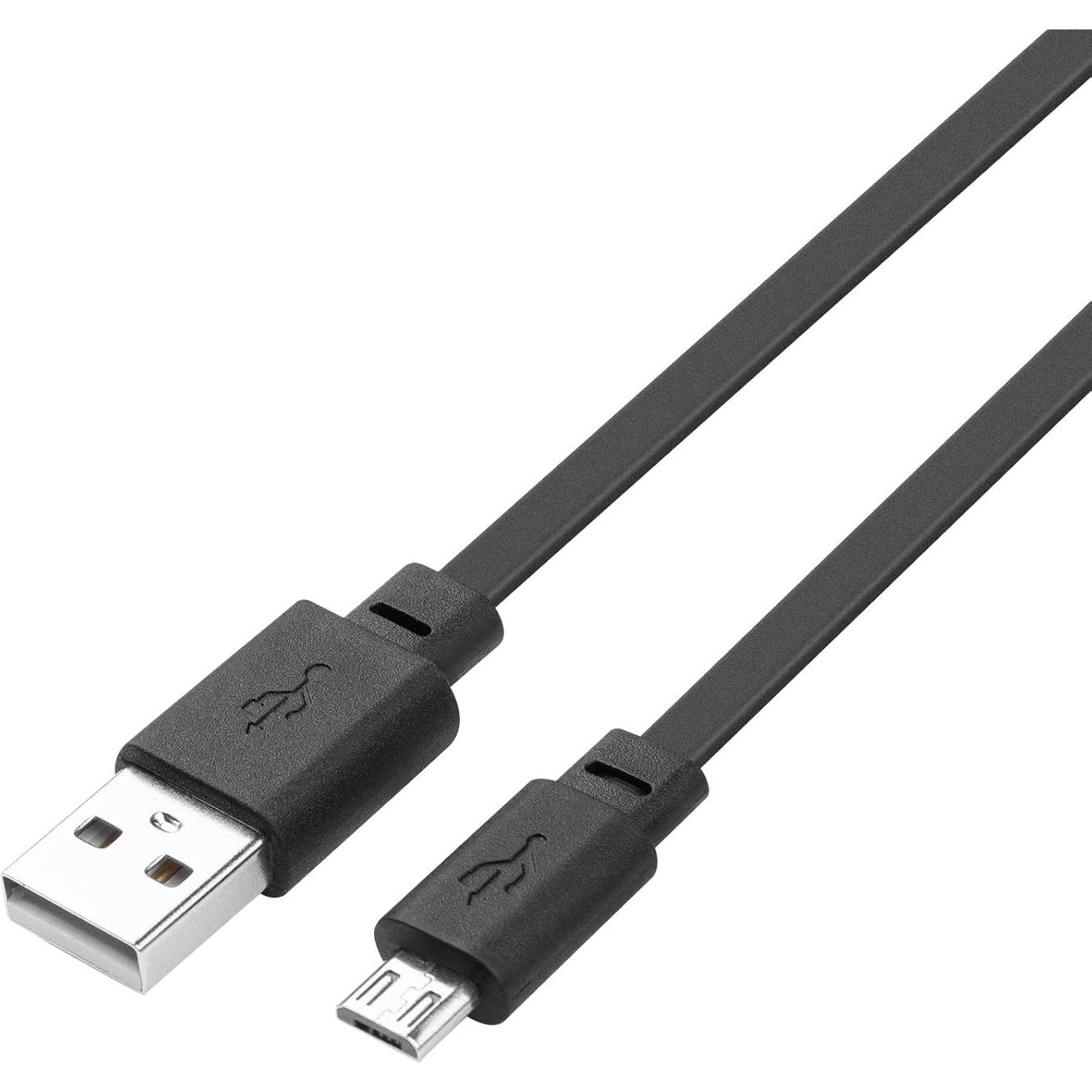 Paquete de 3 Cables Micro USB 7.62 m SMAYS Negro