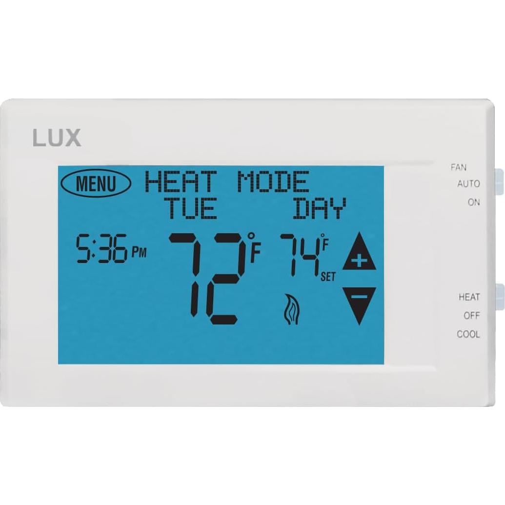 Termostato Programable LUX TX9600TS Pantalla Táctil Blanco