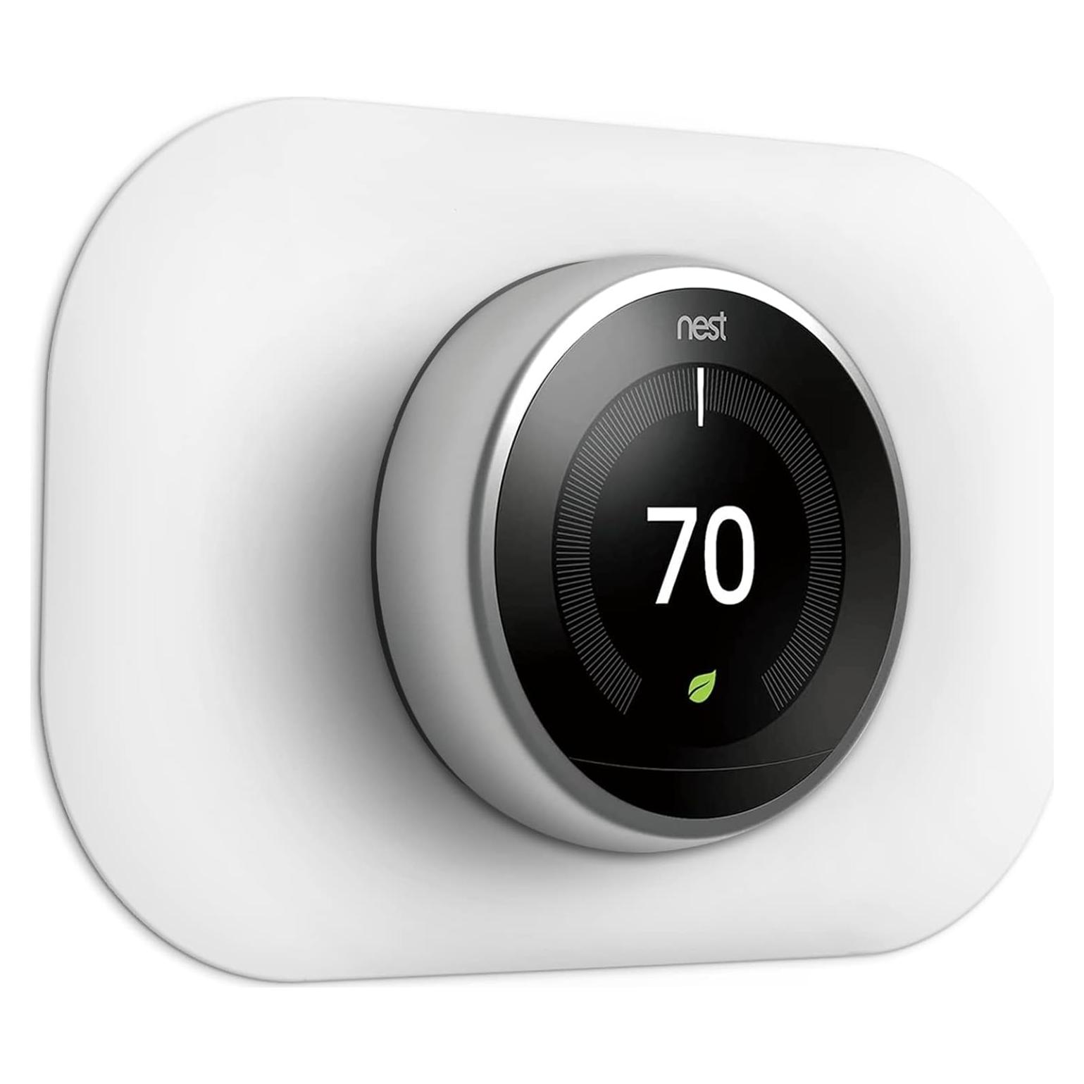 Cubierta de Pared para Termostato Google Nest Petrichor Blanca
