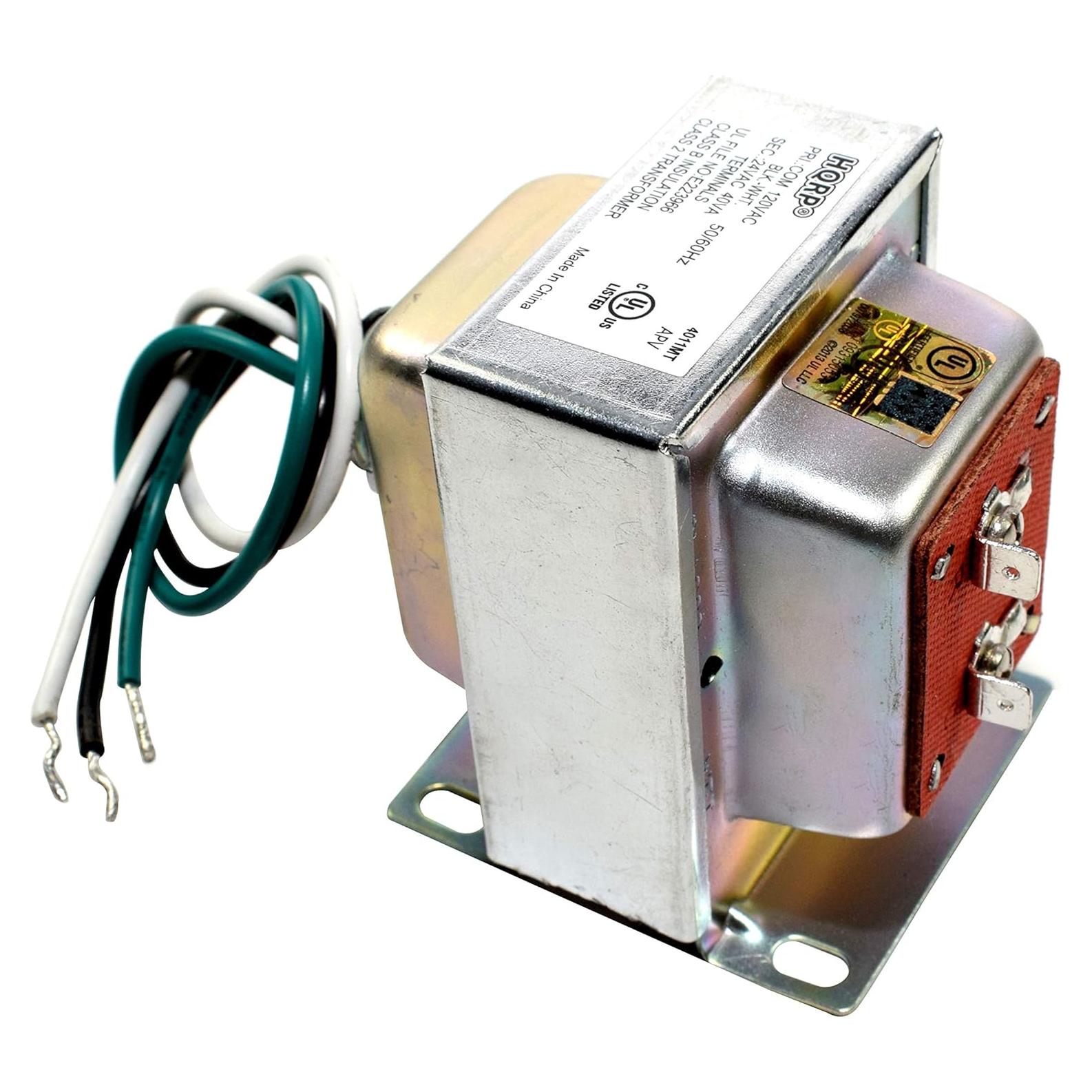 Transformador HQRP 24V 40VA Compatible con Nest y Timbres