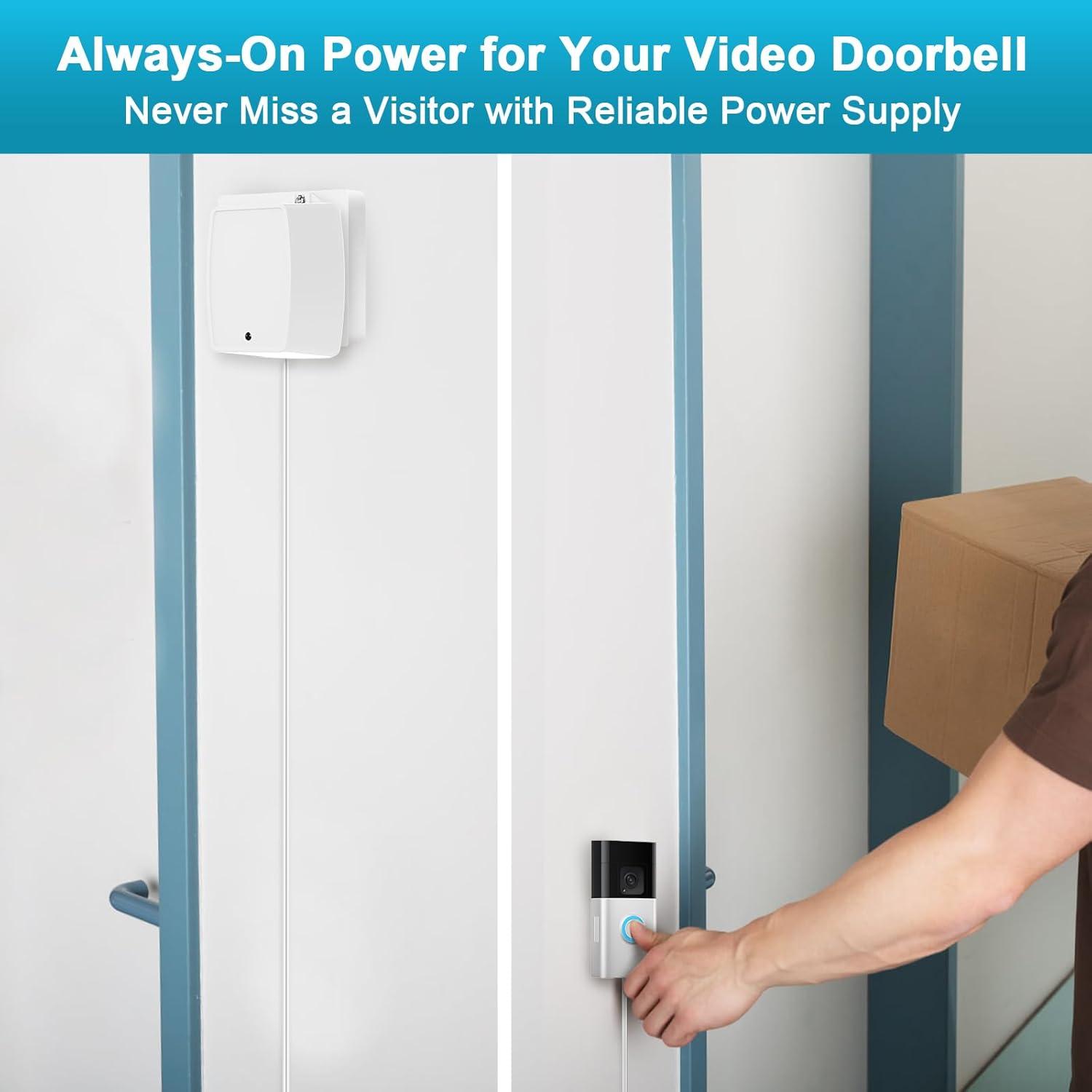 Transformador de Timbre 24V 40VA Cwowhihui Compatible con Nest