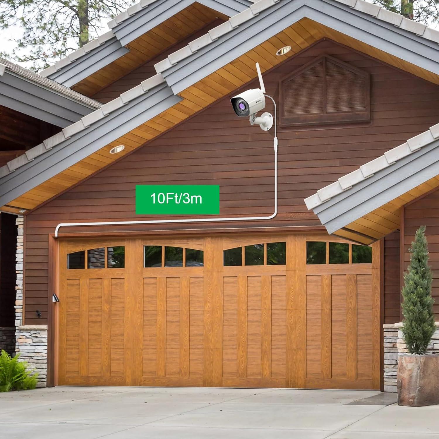 Cable de Extensión Micro USB Uogw 10ft (3m) para Cámaras