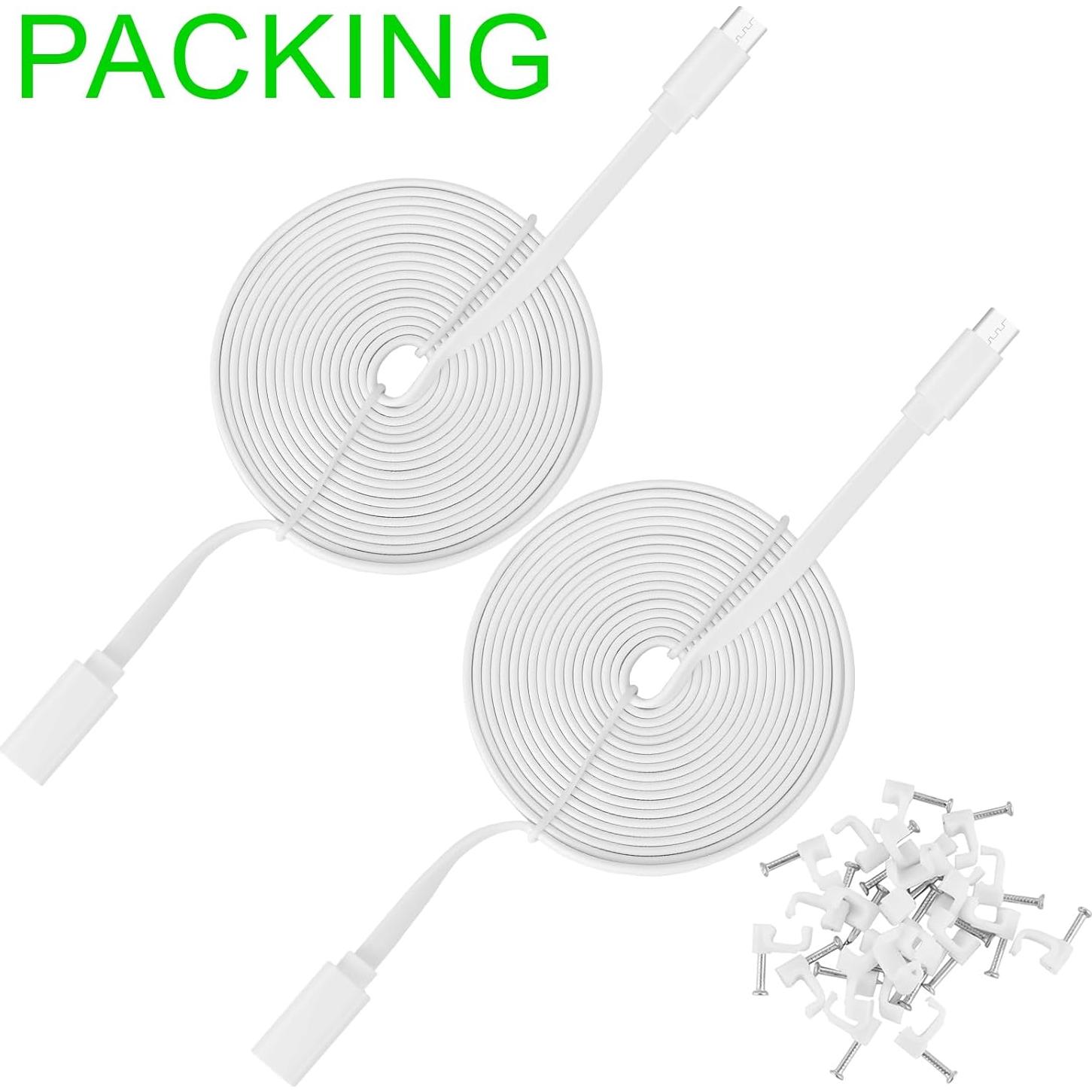 Cable de Extensión Micro USB Uogw 10ft (3m) para Cámaras