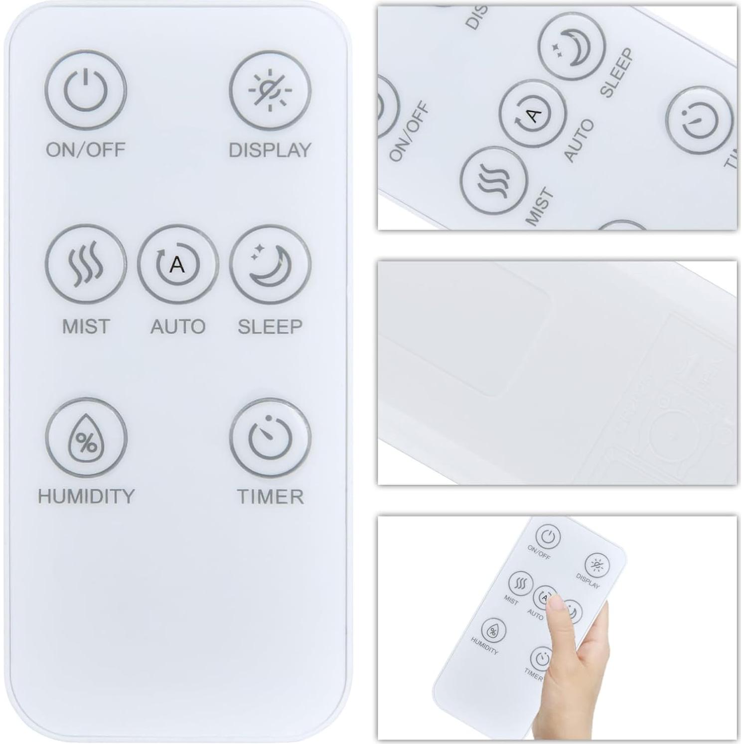 Control Remoto Reemplazo Oumeite para Humidificador LEVOIT 10L
