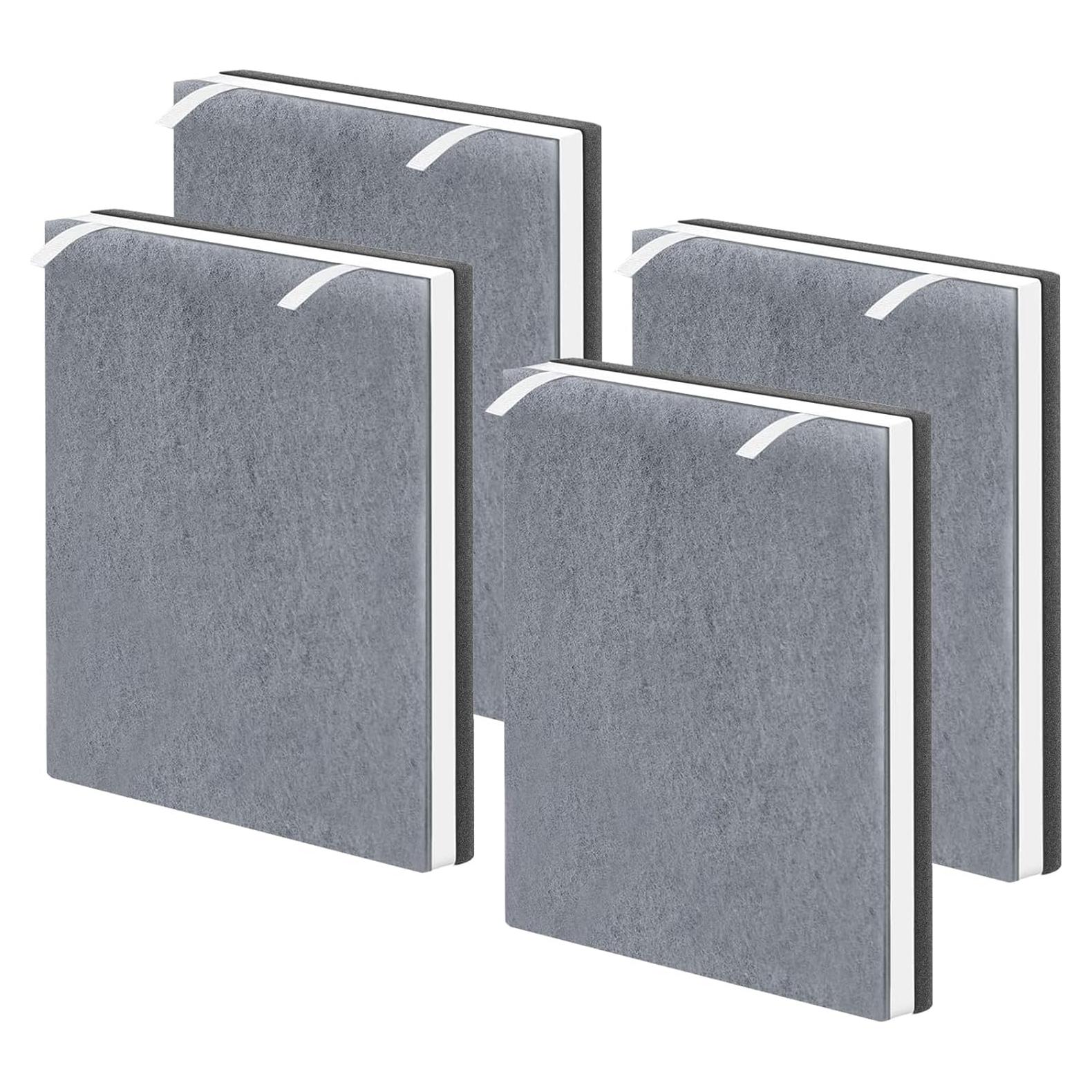 Paquete de 4 filtros de reemplazo iSingo para purificador LEVOIT Vital 100