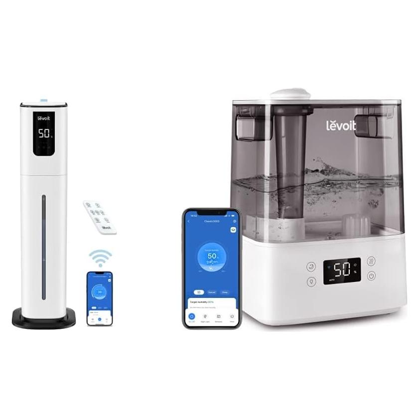 Humidificador Inteligente LEVOIT OasisMist 1000S 10L y Difusor 6L