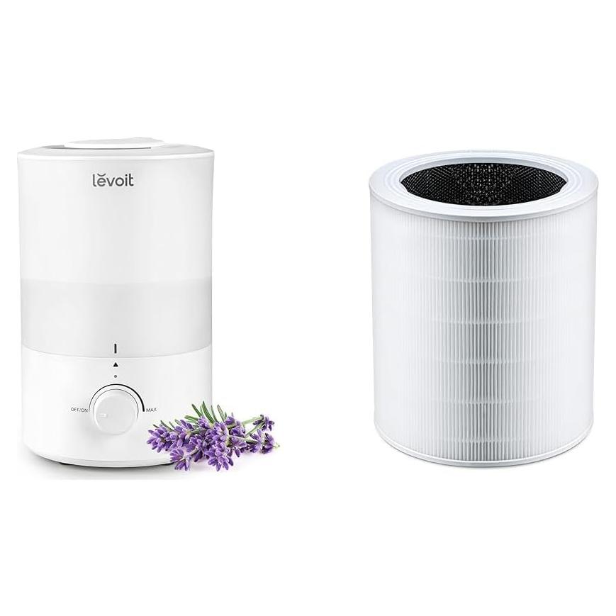 Humidificador Ultrasonico LEVOIT Core 600S 3L Silencioso Blanco