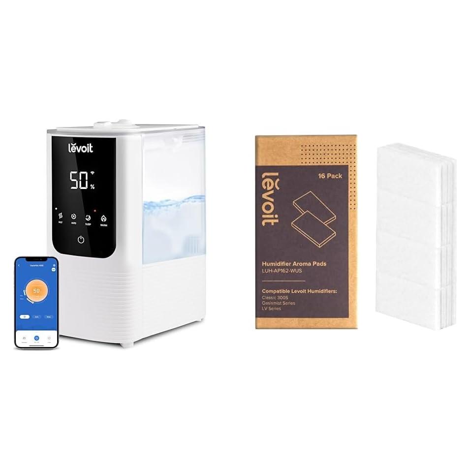 Humidificador Inteligente LEVOIT OasisMist 4.5L Vapor Frío y Caliente