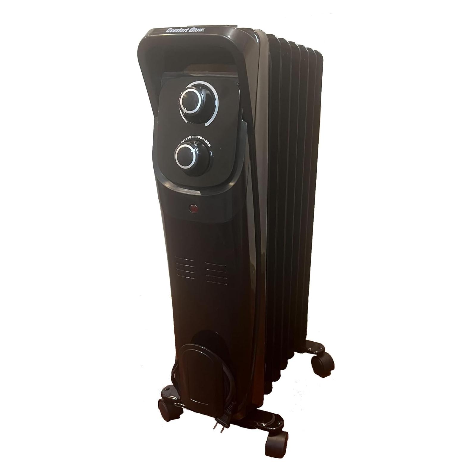 Calentador de Radiador Lleno de Aceite Comfort Glow 1500W 7 Aletas