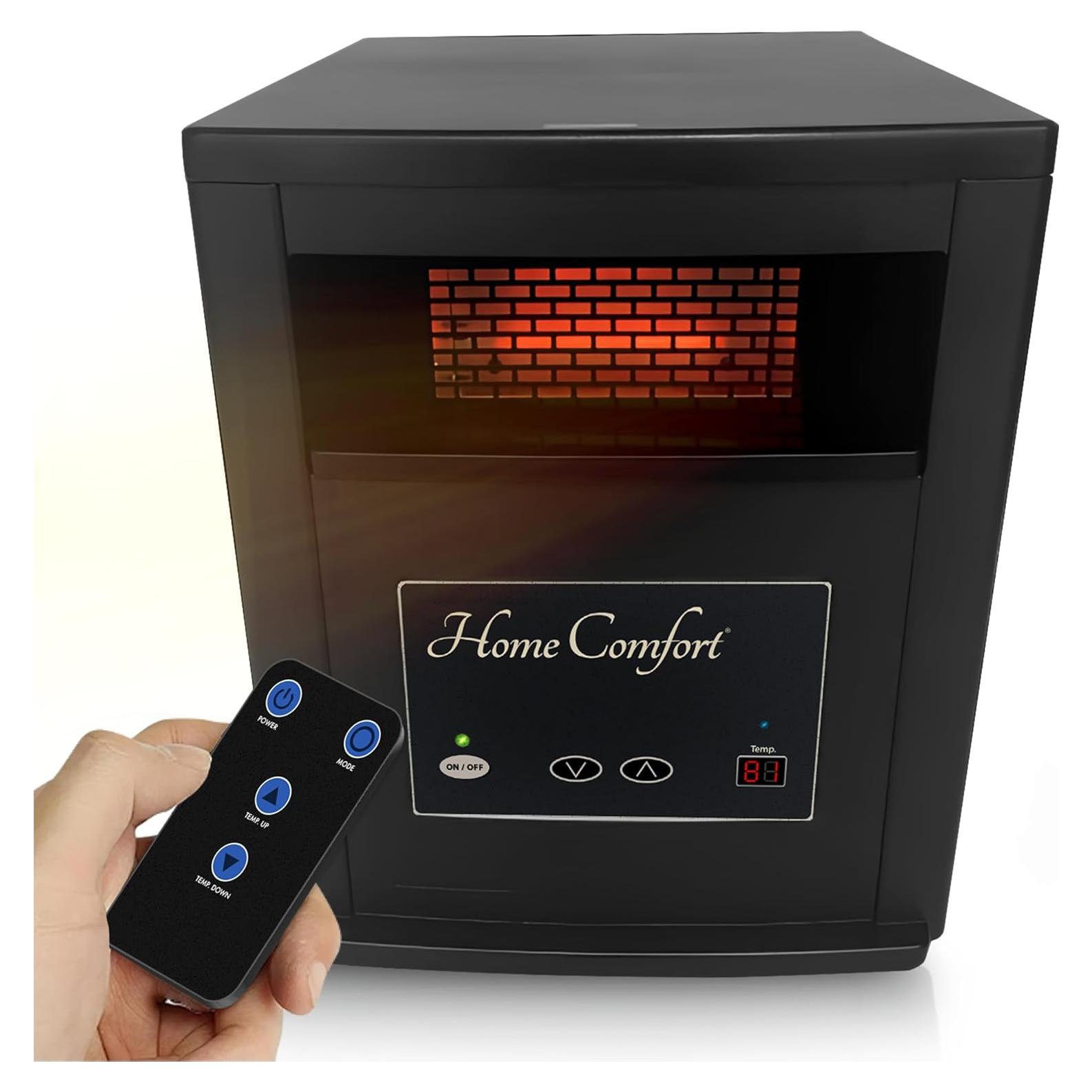 Calentador Infrarrojo Heat4Less 1500W Portátil Negro