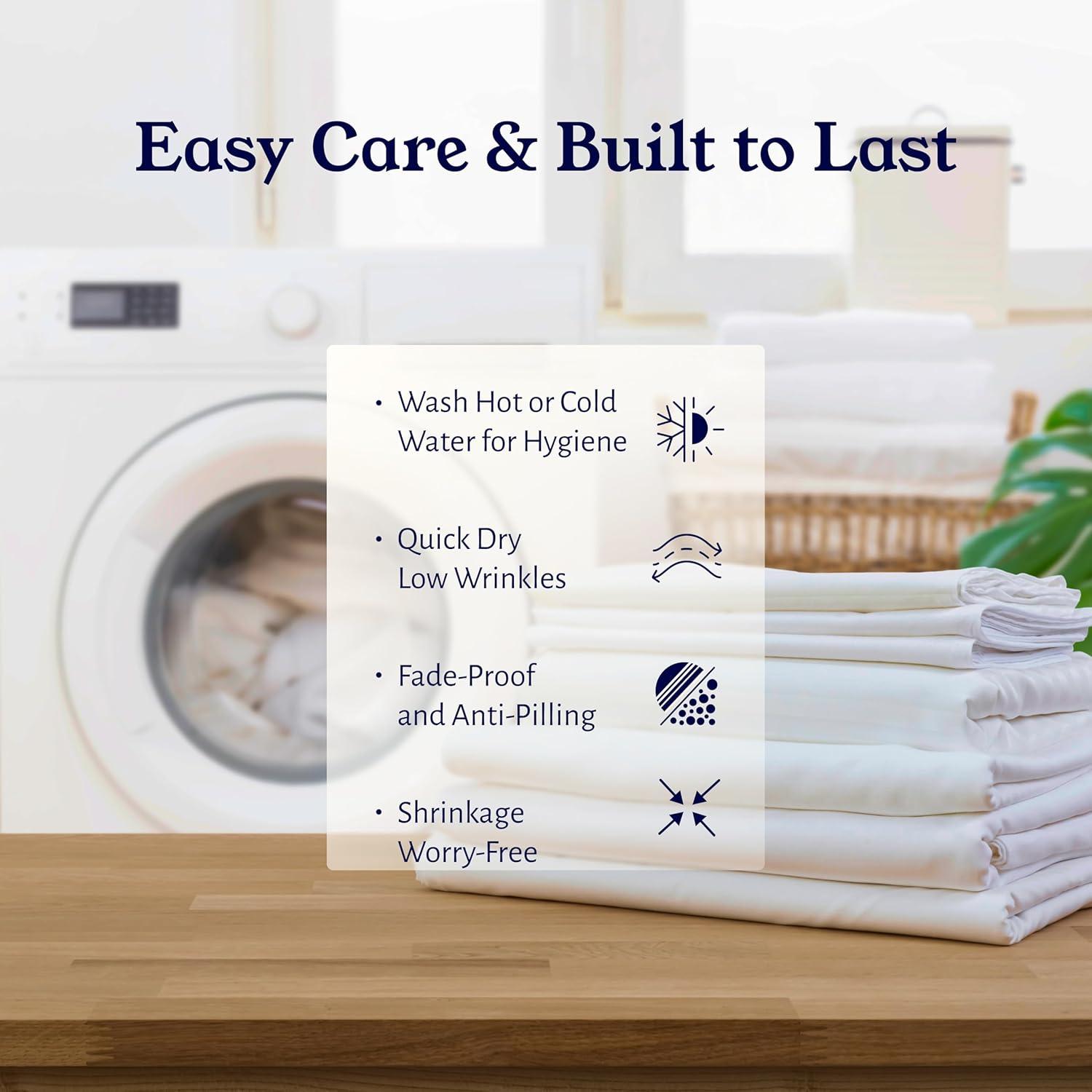 Conjunto de Sábanas King California Design Den 600 Hilos Algodón Saten