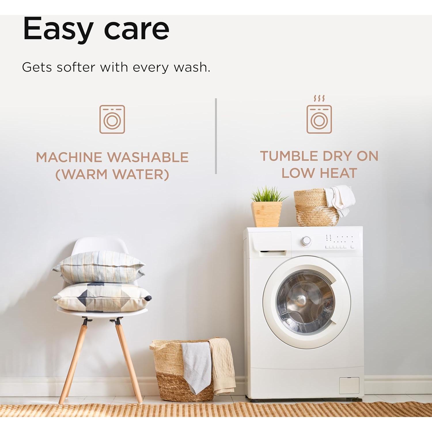 Juego de Sábanas Threadmill Rey 800 Hilos Algodón Satén Blanco