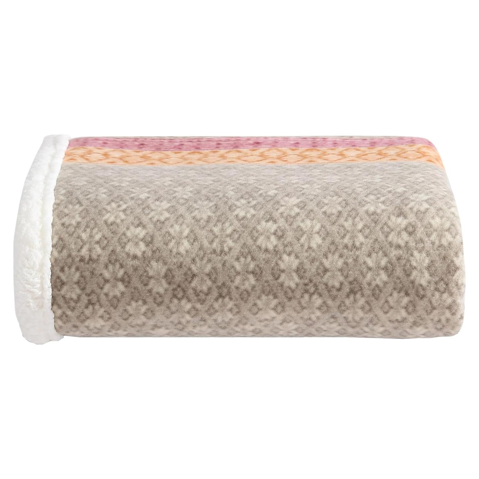 Manta Sofá Eddie Bauer 70x50 cm Reversible Sherpa Fleece