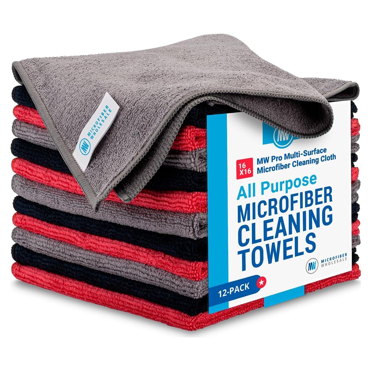 Paños de Microfibra Pro Microfiber Wholesale 12 Piezas 40.64 cm