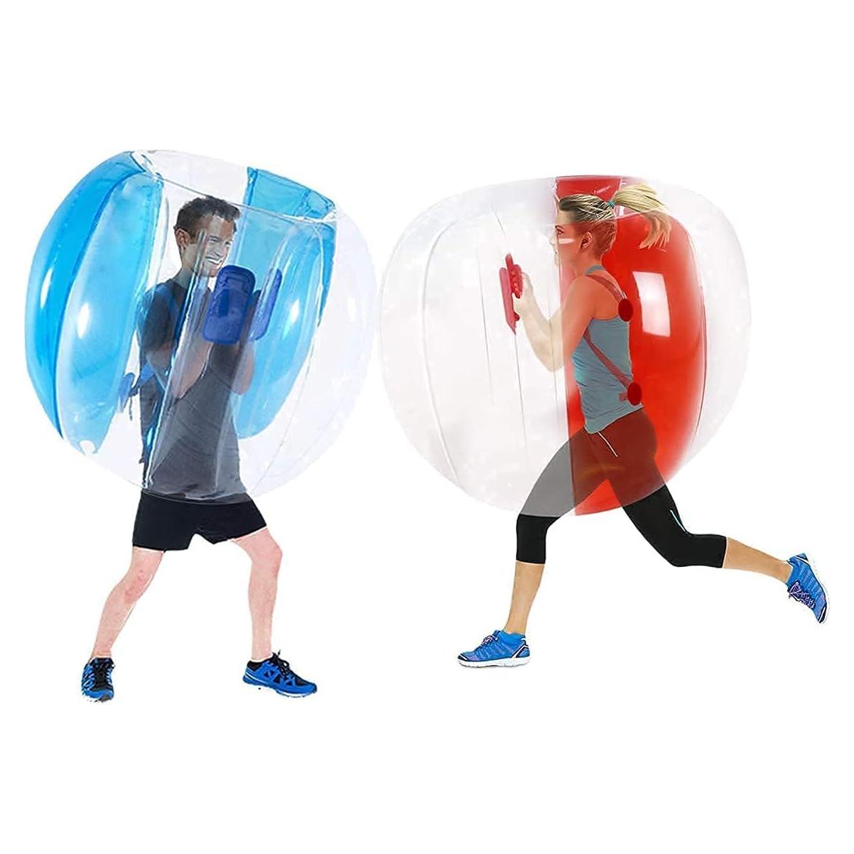 Bolas Inflables Sumo 122 cm SUNSHINE-MALL 2 Pcs Rojo/Azul