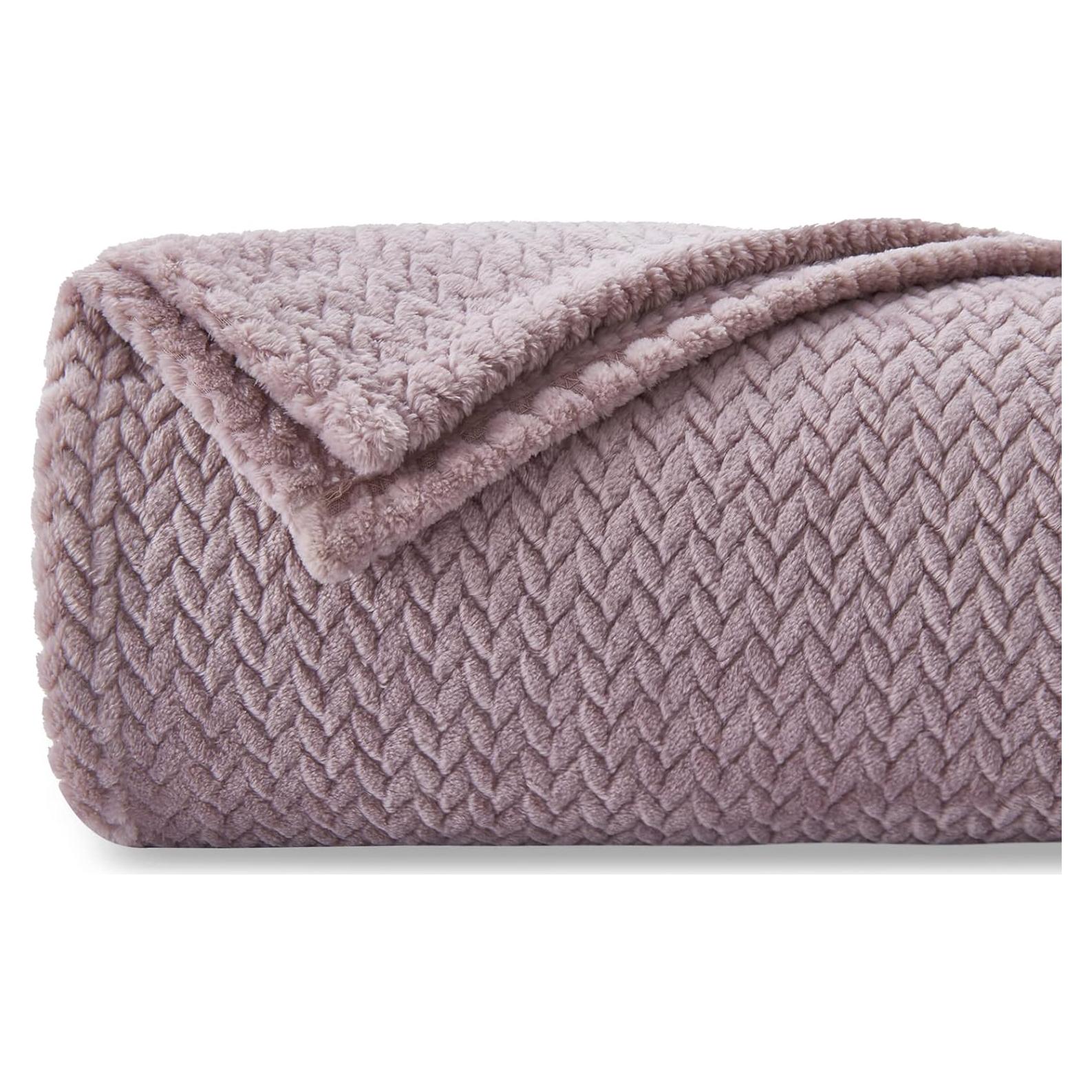 Manta Suave de Franela NEWCOSPLAY 127x152cm Púrpura Claro