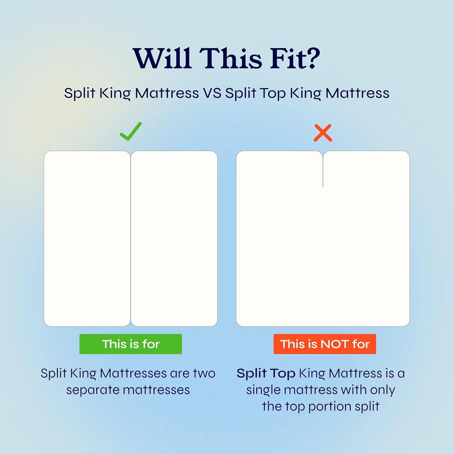 Sábanas Split King California Design Den 400 Hilos Algodón Blanco