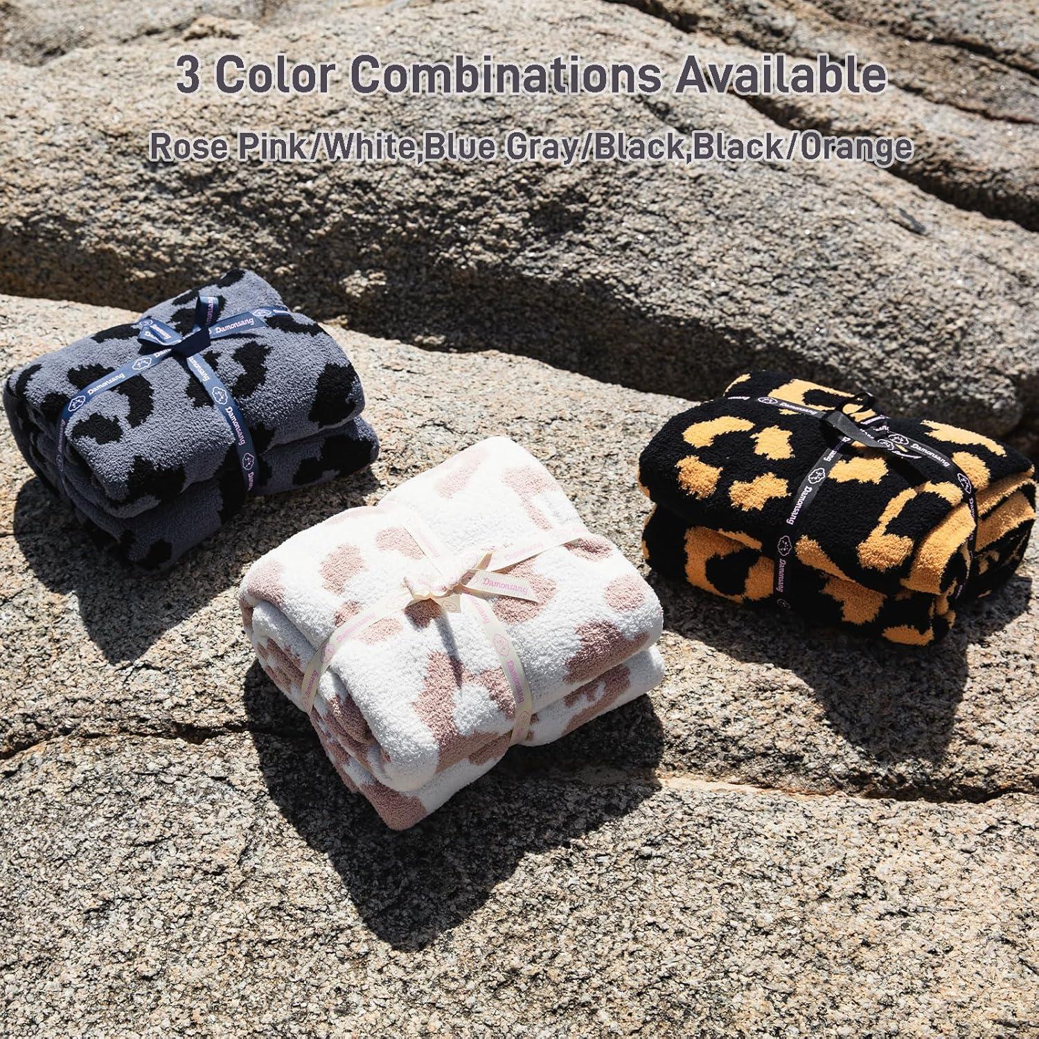 Manta de Microfibra Reversible Damonsang Leopardo 152x127 cm