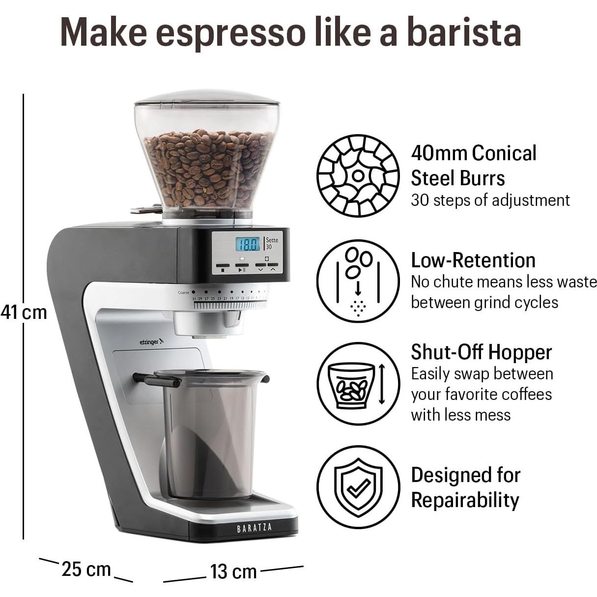 Molinillo de Café Baratza Sette 30 con Temporizador Digital