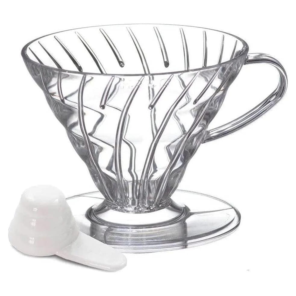 Goteador de Café Hario V60 Plástico Transparente Tamaño 01