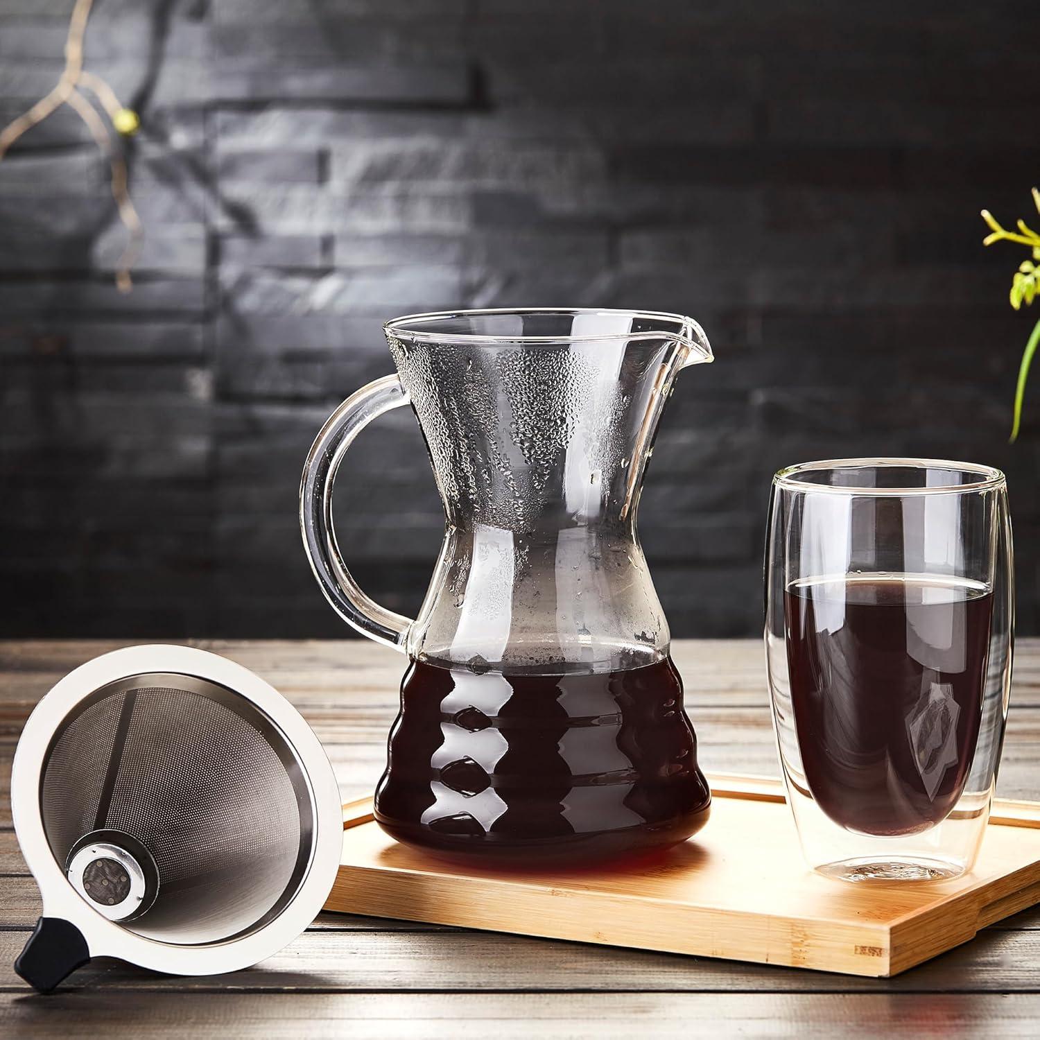 Cafetera de Goteo Irrompible 946 ml con Filtro Acero Inoxidable