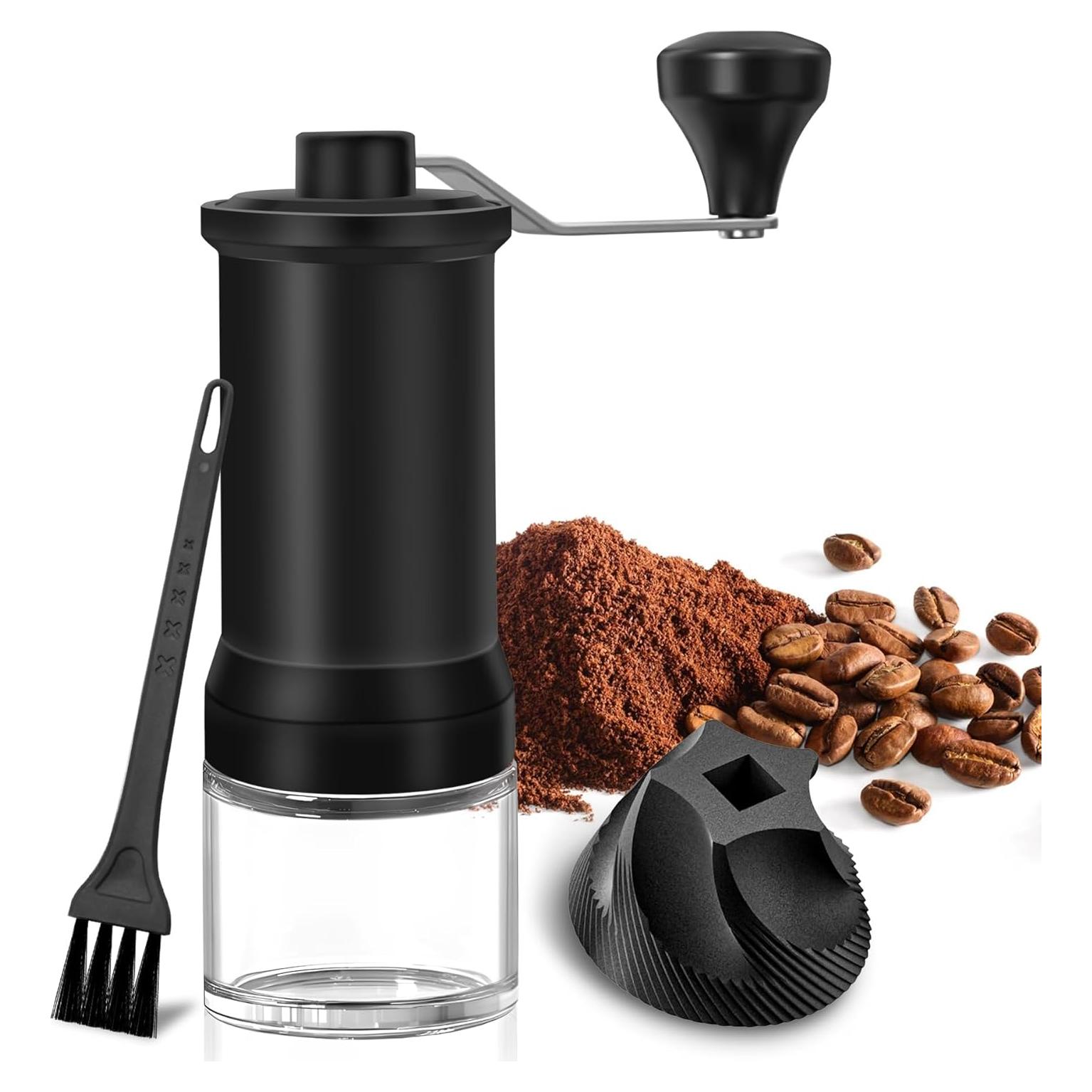 Molino de Café Manual Tengfy, Burr Cerámica Ajustable 30g