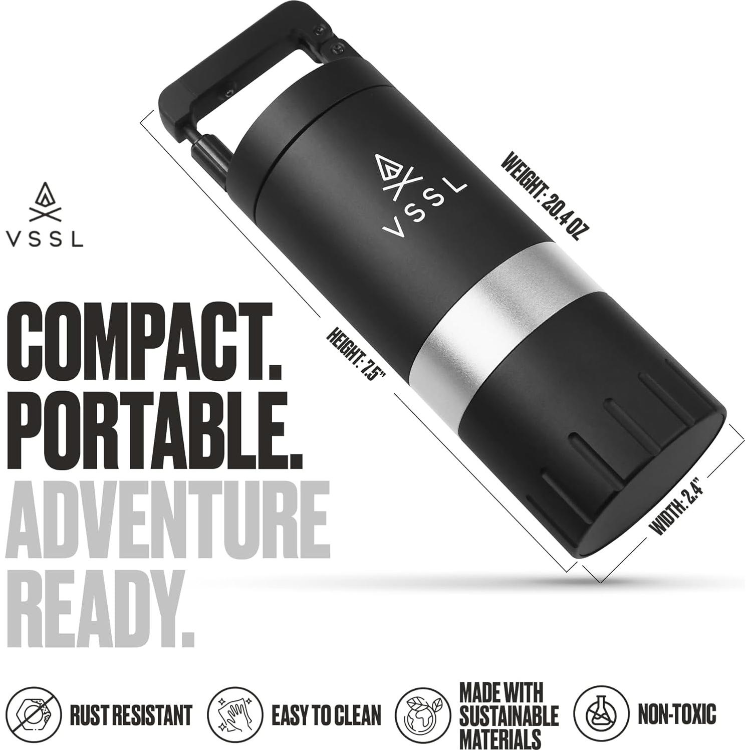 Molinillo de Café Manual VSSL Java G45 - Acero Inoxidable, 45g