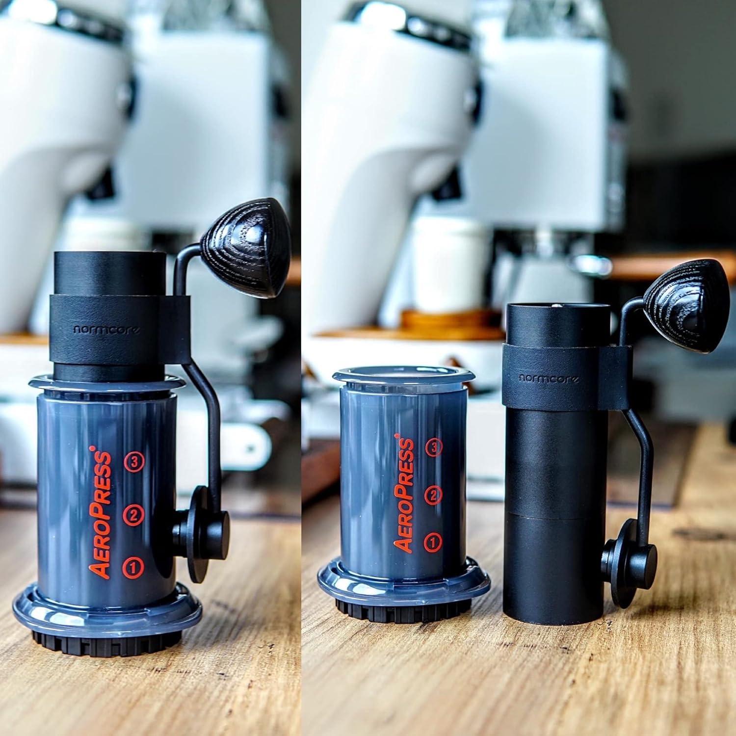 Molino de Café Manual Normcore V2 38mm Burr Titanio Ajustable