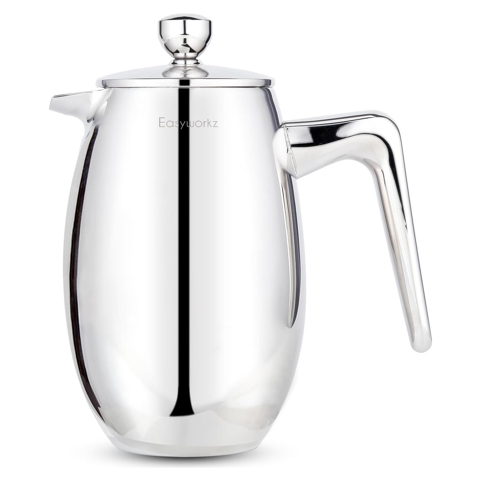 Cafetera Francesa Easyworkz Nando 350ml Acero Inoxidable Térmica