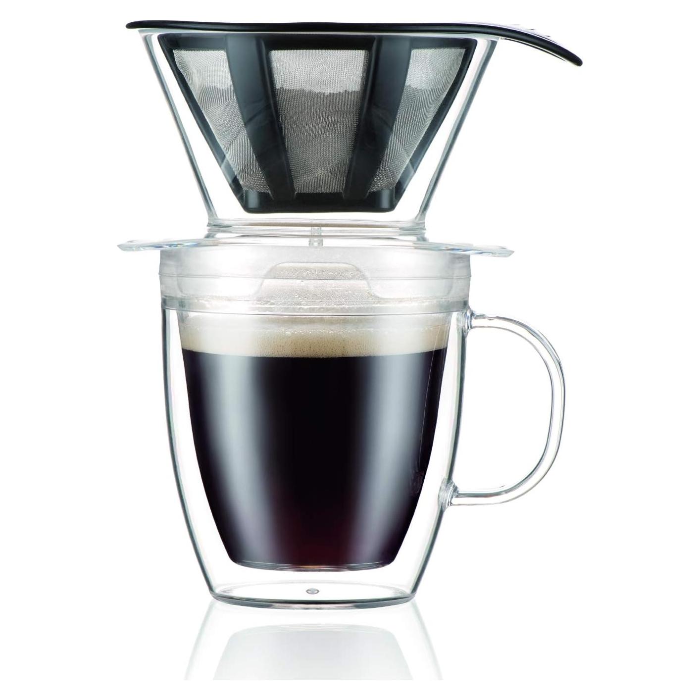Cafetera de Goteo Bodum 1 Taza con Filtro Reutilizable