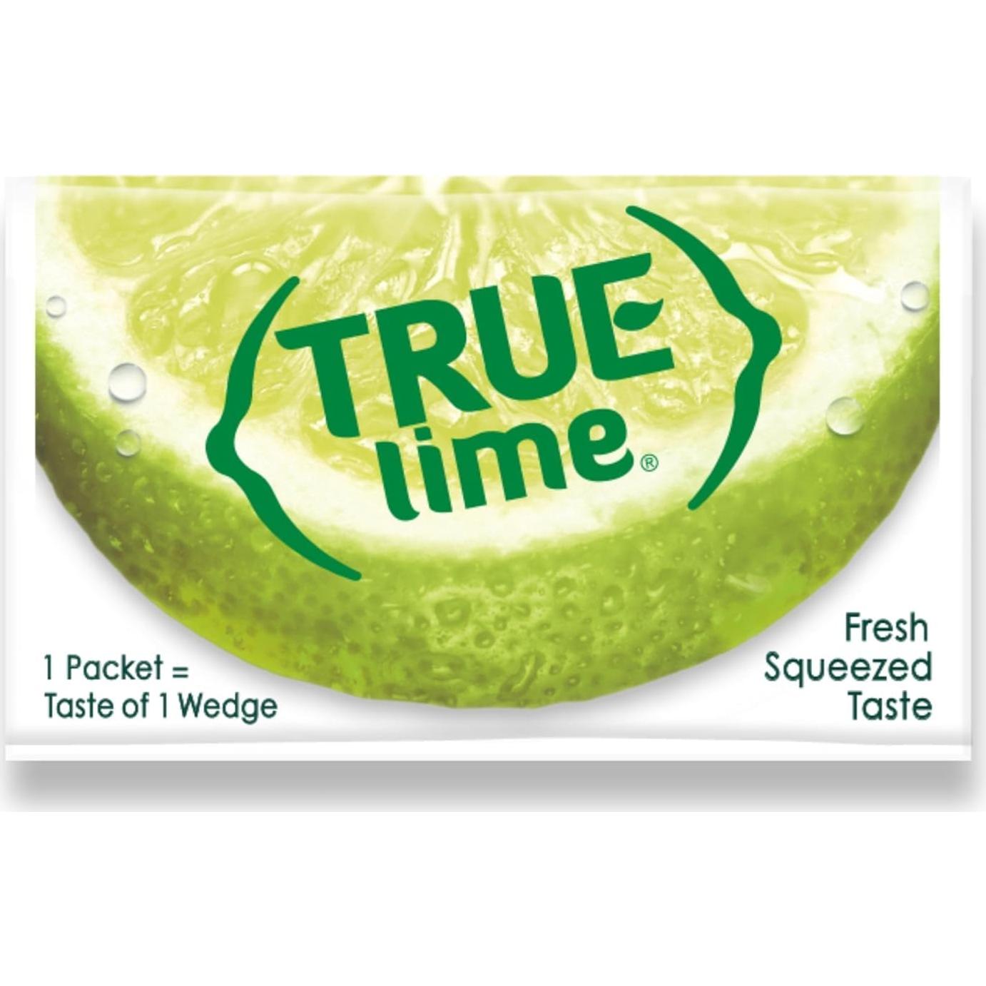 True Lime Saborizante de Agua 100 Paquetes 0 Calorías