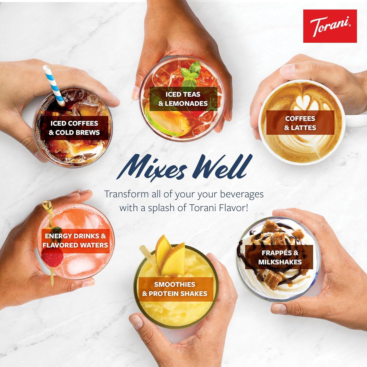 Paquete de Sirope Sin Azúcar Torani - Variedad Soda 4 Sabores