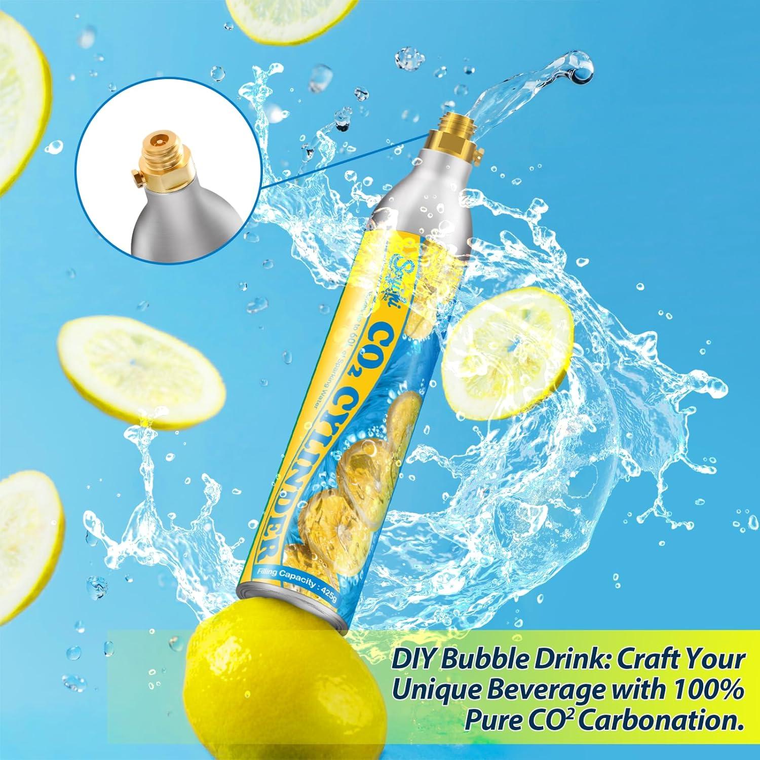 Cilindros de CO2 60L Soyishi - Set de 2 cartuchos roscados