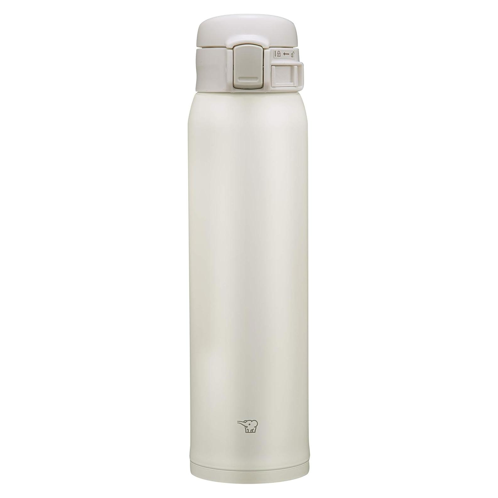 Taza de Acero Inoxidable Zojirushi 600ml Blanca con Tapa Rápida