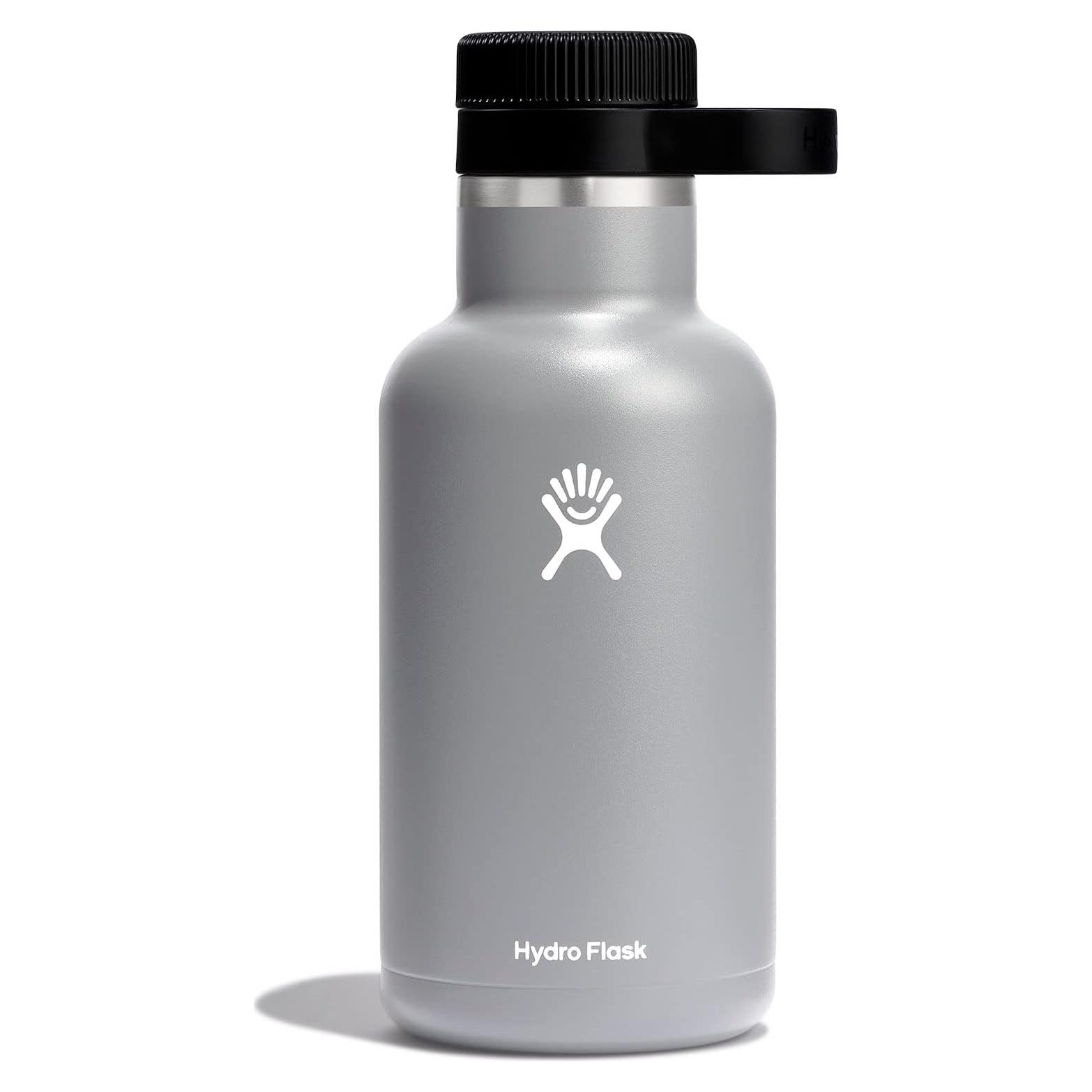 Growler de Cerveza Hydro Flask 1.89L Acero Inoxidable Gris
