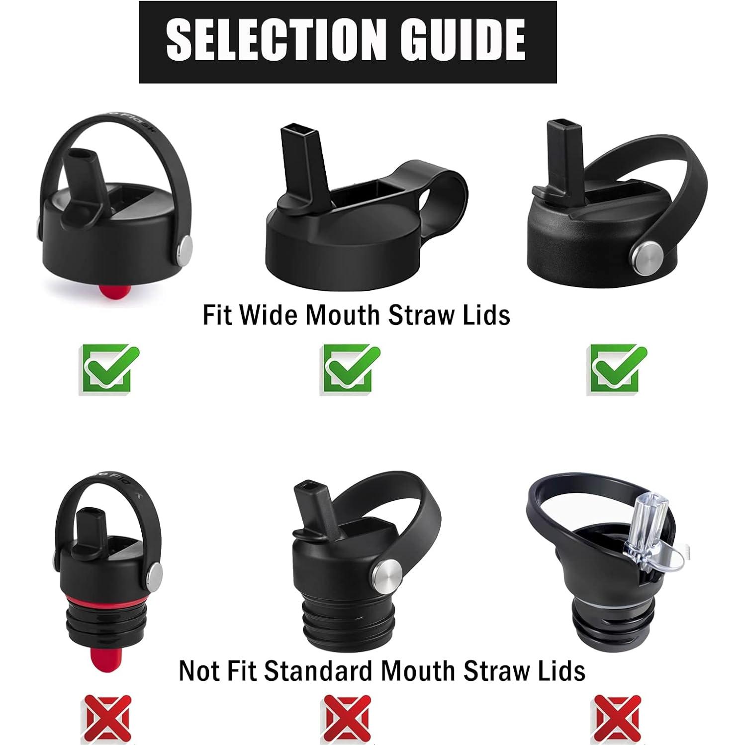 Greant 6 Pajitas Reutilizables para Botellas Hydro Flask 24.89cm