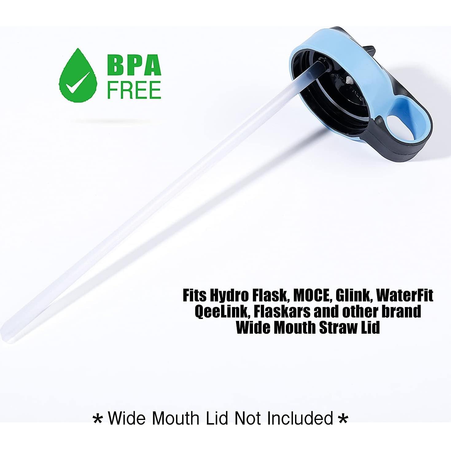 Greant 6 Pajitas Reutilizables para Botellas Hydro Flask 24.89cm