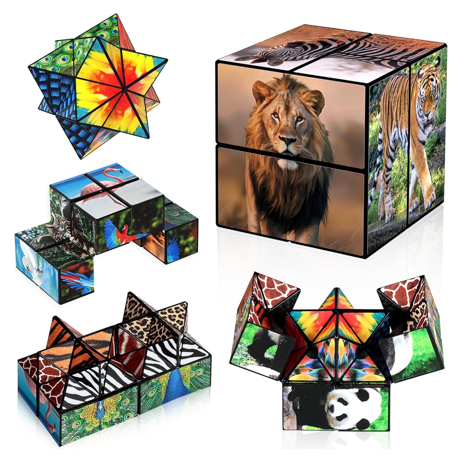 Cubo Mágico Antiestrés Star Cube 2 en 1 para Niños